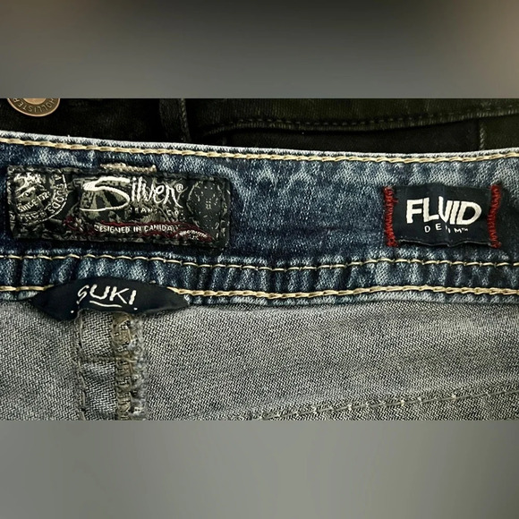 Silver Suki Mid Slim Bootcut Denim Jean - Size 28 - Picture 6 of 12